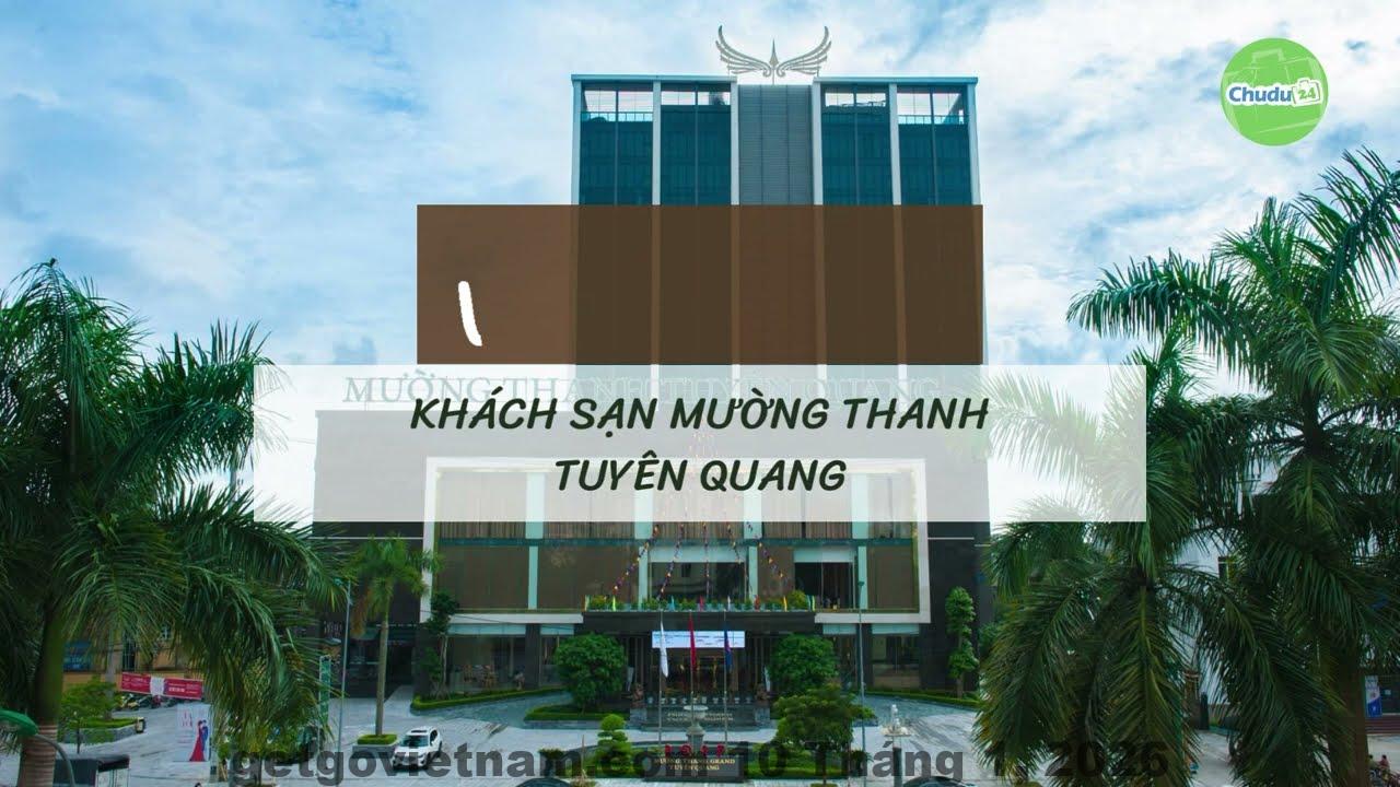 Khu vực buffet sáng tại Mường Thanh Grand Tuyên Quang với các món ăn Việt quen thuộc