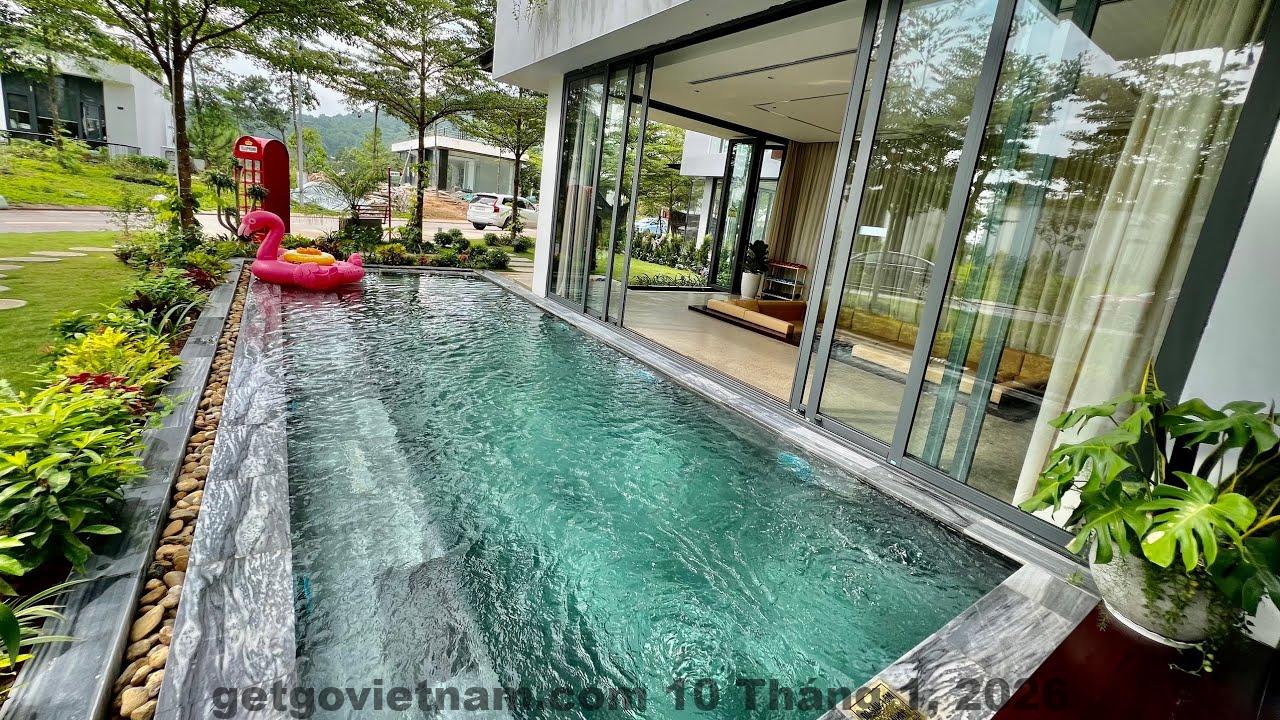 Không gian dịch vụ và tiếp đón khách tại khu Flamingo Đại Lải