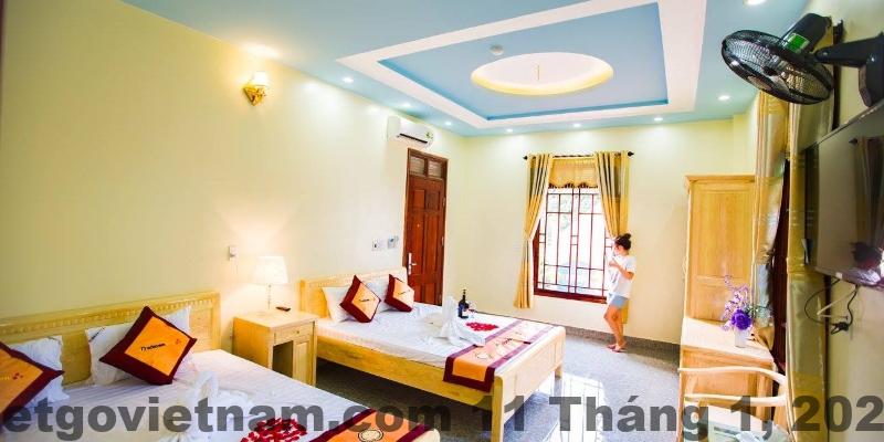 Không gian phòng phổ thông tại Khách Sạn Nhiệt Đới Mộc Châu
