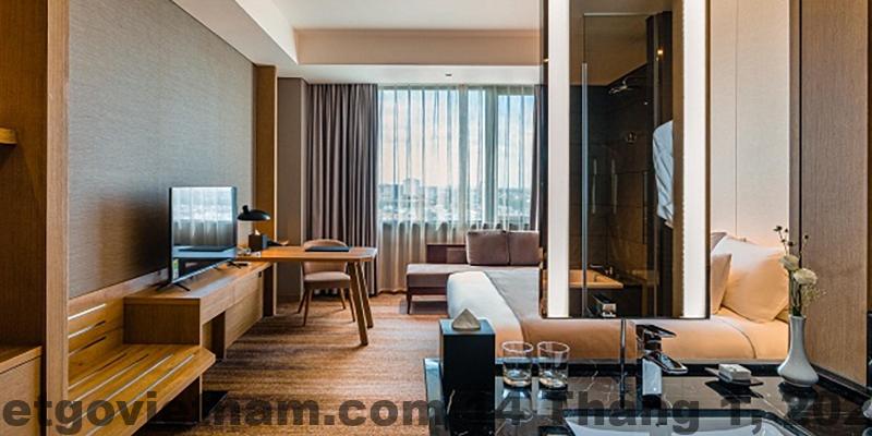 Khu vực lễ tân Zen Love Station Hotel với phong cách phục vụ riêng tư