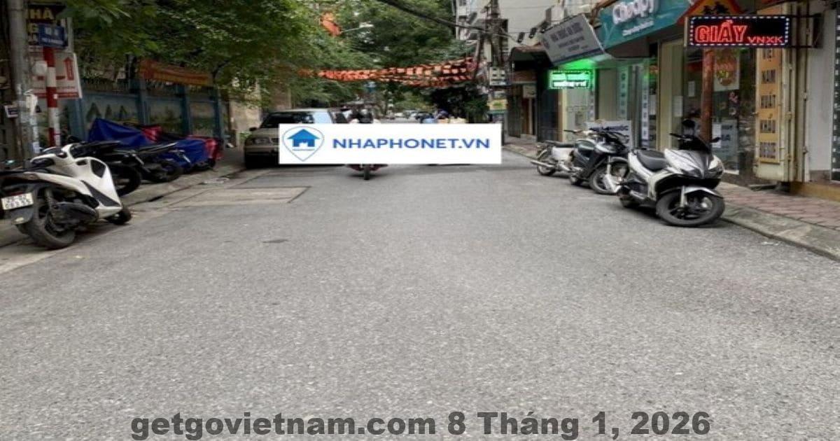 Ngõ 40 Tạ Quang Bửu – lối vào Bu Studio đặc trưng khu dân cư Hà Nội
