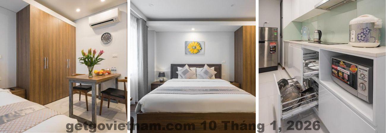 Cảnh quan xung quanh Narcissus Hotel and Apartment, với không gian thoáng đãng và dễ dàng di chuyển đến các điểm du lịch nổi tiếng ở Hà Nội.