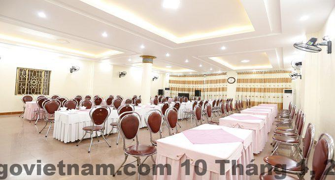 Nhà hàng Khách sạn Huy Hoàn Hà Giang phục vụ buffet sáng đơn giản
