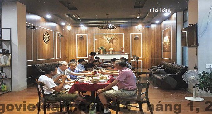 Khu vực nhà hàng phục vụ ăn sáng tại Pharma Hotel Điện Biên