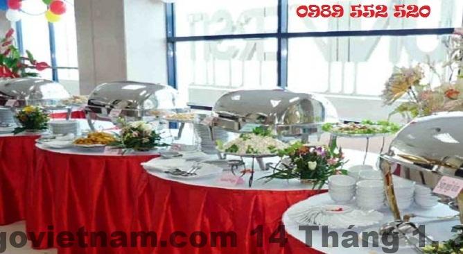 Nhà hàng Khách sạn Hoàng Mấm Thái Nguyên phục vụ ăn sáng đơn giản