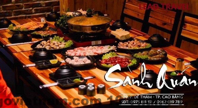 Khu vực ăn sáng Khách sạn Hoa Việt Cao Bằng