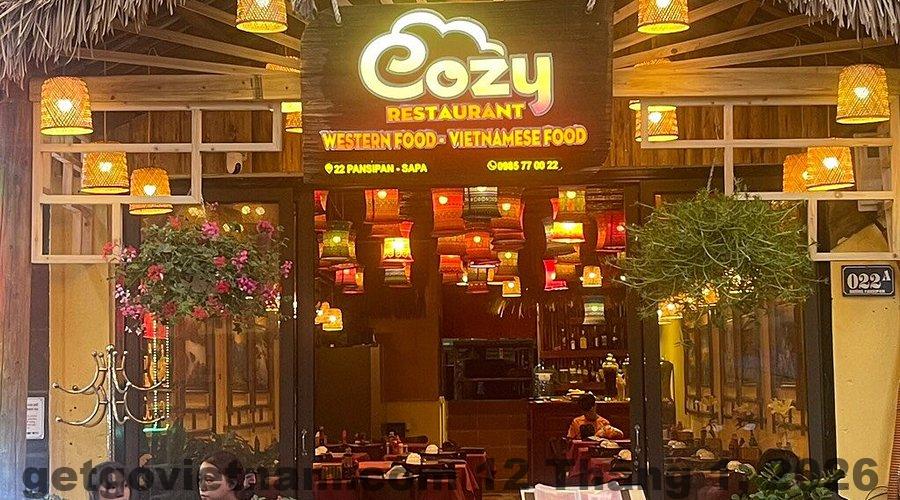 Nhà hàng phục vụ bữa sáng tại Sapa Cosy Hotel