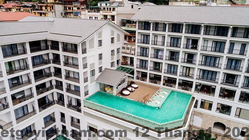Toàn cảnh khu vực trung tâm Sa Pa gần Sapa Cosy Hotel