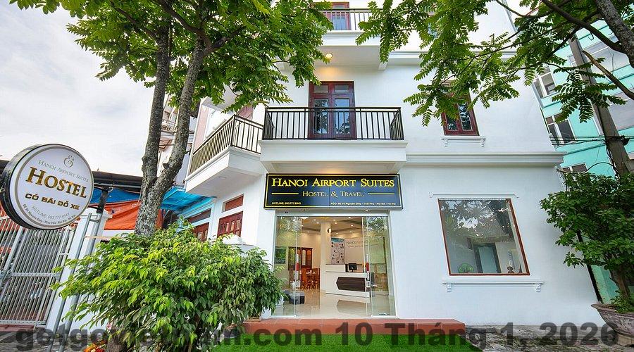 Khu vực xung quanh FIORUS Airport Hotel mang đặc trưng làng xóm gần sân bay Nội Bài