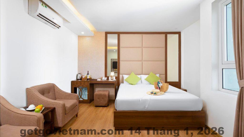 Khu vực buffet sáng tại Pariat River Front Hotel Đà Nẵng