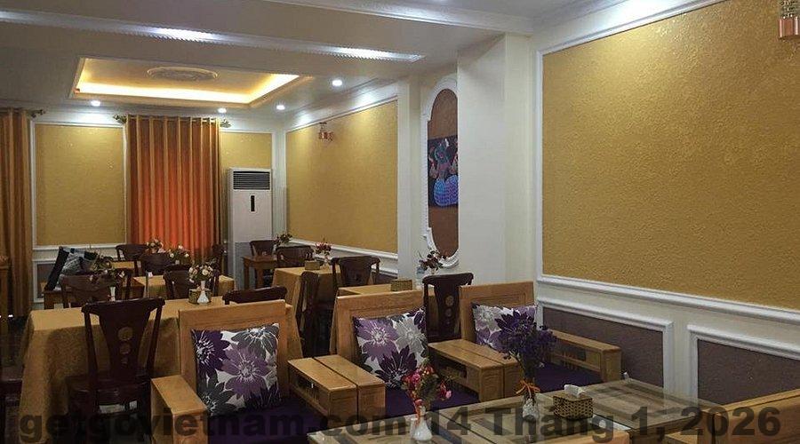 Khu vực ăn sáng tại Lavender Hotel Hải Phòng