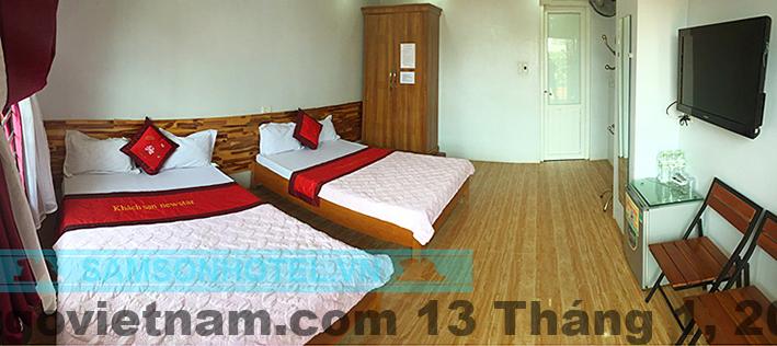 Đánh giá khách sạn New Star Hotel Sầm Sơn 2026: Điểm dừng chân lý tưởng cho kỳ nghỉ 3 Phòng ngủ tại New Star Hotel - Không gian rộng rãi, tiện nghi cơ bản