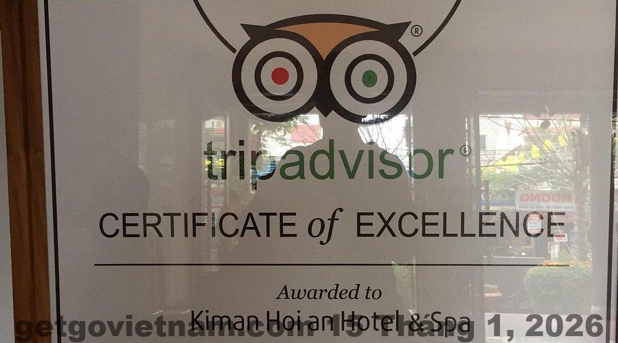 Khu vực lễ tân Kim Anh Hotel với phong cách đơn giản