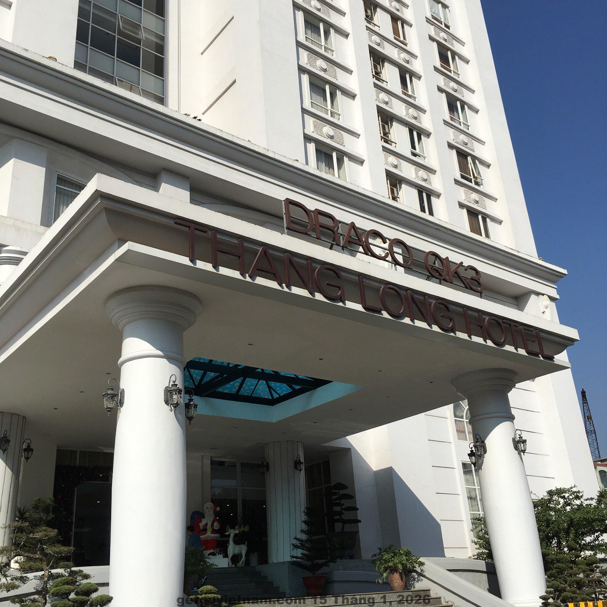 Không gian sảnh đơn giản của Khách Sạn Nhật Tân Thăng Long