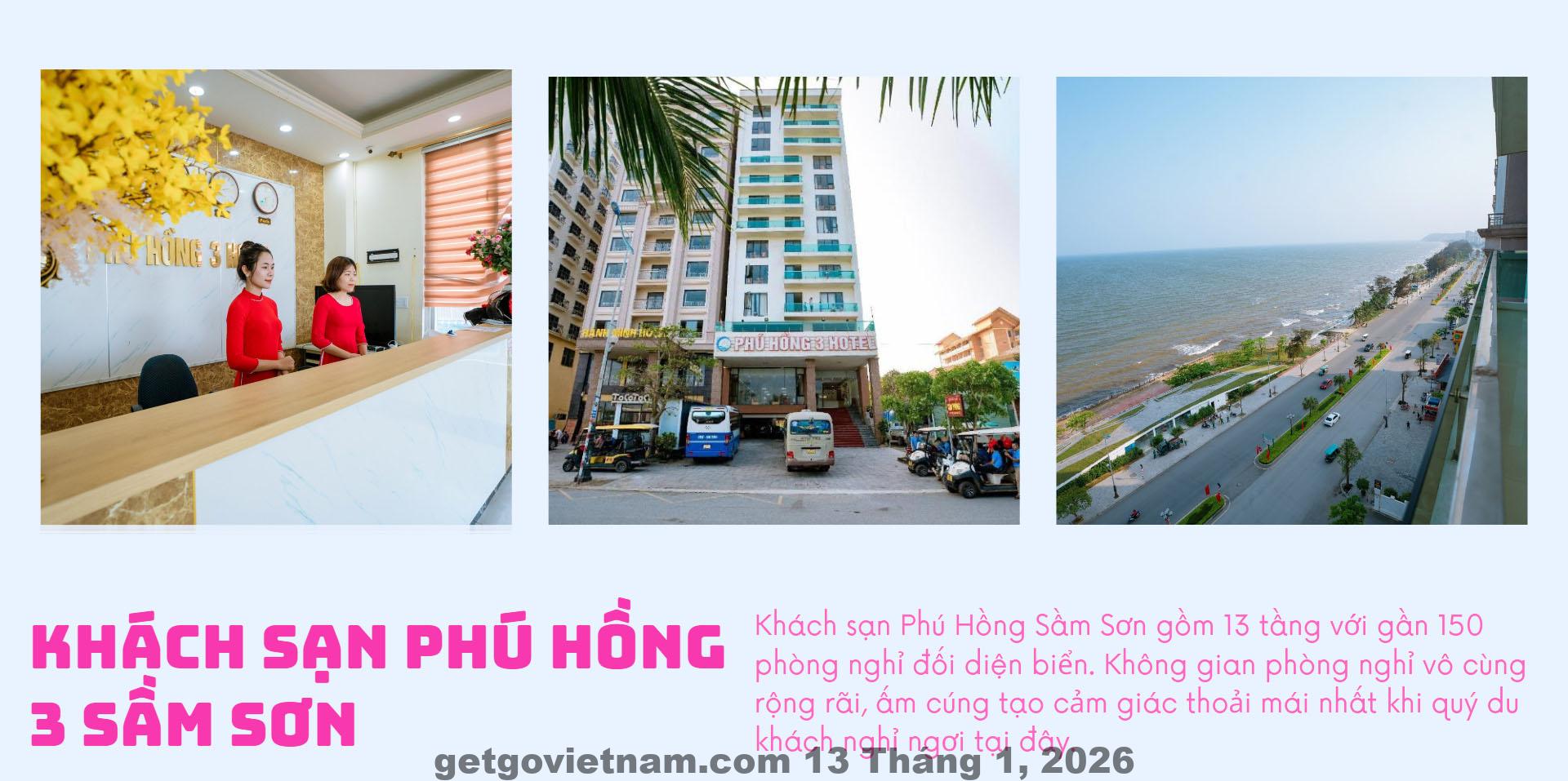 Mặt tiền khách sạn Hồng Luyện, nơi tạo ấn tượng với sự sạch sẽ và ngăn nắp.