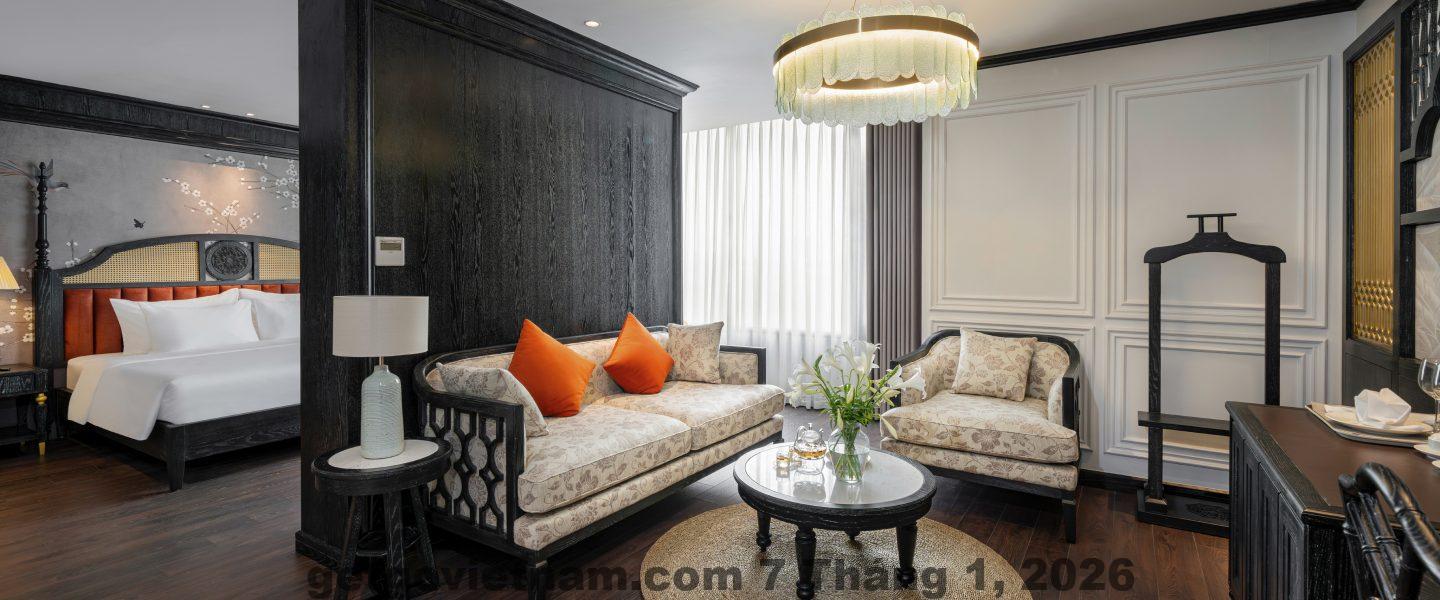 Không gian sinh hoạt chung tại Luxe Paradise Residence 80 Từ Hoa