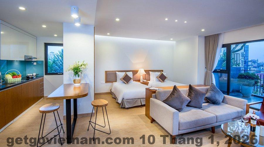 Dream Aparthotel Hà Nội Review 2026: Có Đáng Ở Không? 4 Phòng ngủ Dream Aparthotel Hà Nội rộng rãi, thiết kế đơn giản, phù hợp ở dài ngày