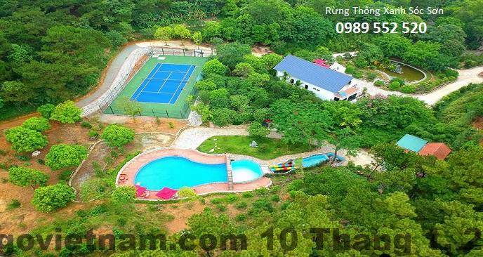 Đánh giá Rừng Thông Xanh Sóc Sơn 2026: Có đáng nghỉ cuối tuần? 1 rung thong xanh villas soc son ha noi