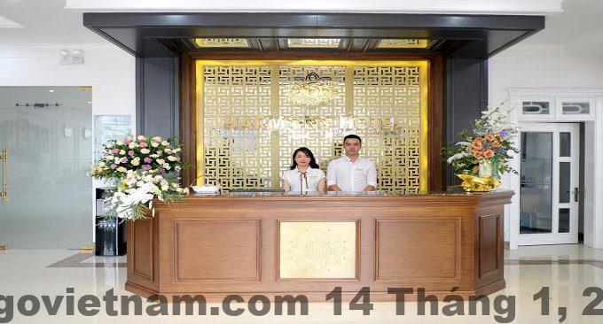 Khách sạn Harmony Thái Nguyên Review 2026: Có Đáng Ở Khi Công Tác? 5 Sảnh lễ tân khách sạn Harmony gọn gàng và đơn giản