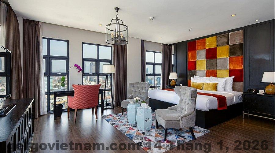 Sanouva Danang Hotel Review 2026: Khách sạn trung tâm đáng cân nhắc 4 Phòng nghỉ tiêu chuẩn tại Sanouva Danang Hotel với thiết kế trung tính và gọn gàng