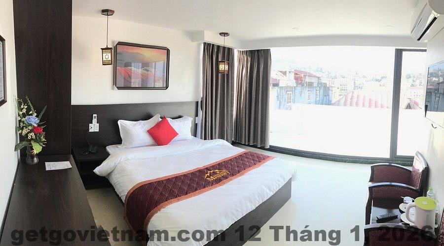 Không gian tổng thể Sapa Memory Hotel 2 nhìn từ bên ngoài