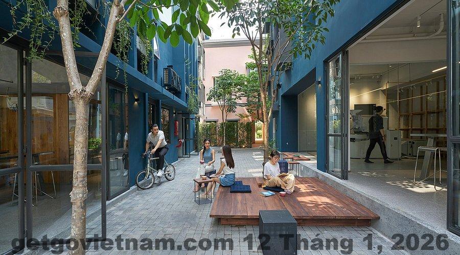 Khu vực lễ tân và không gian chung của khách sạn