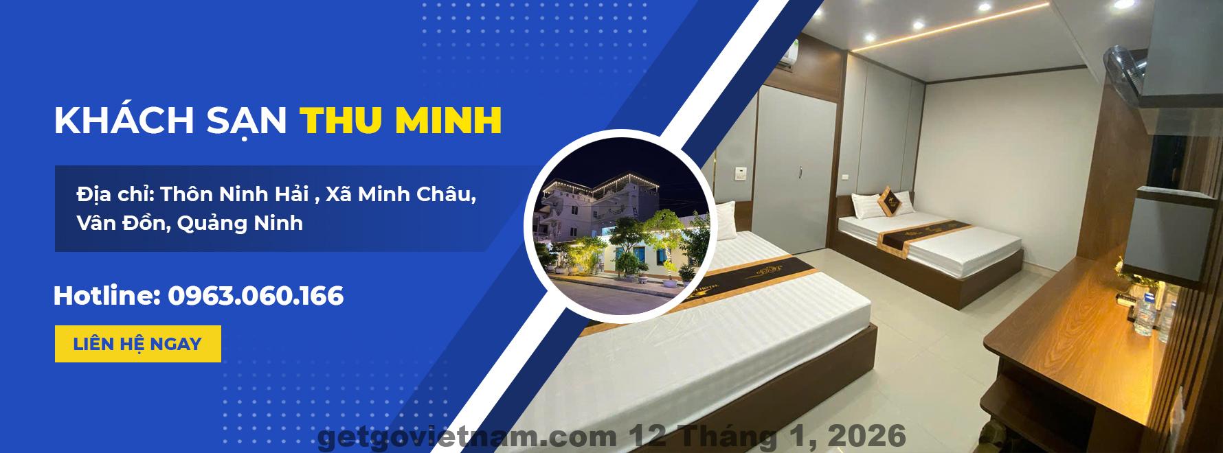 Khuôn viên Minh Châu Hotel Vân Đồn không có hồ bơi