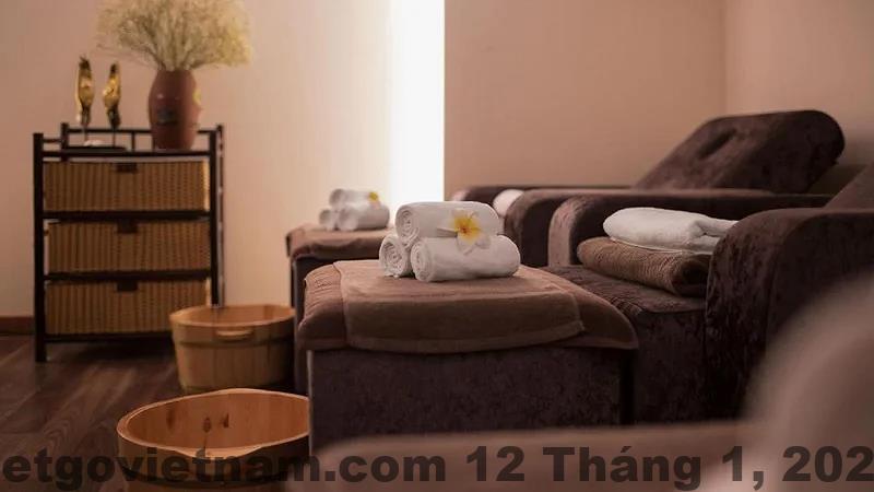 Khu spa nhỏ tại Golden Town Hotel Sapa phục vụ massage thư giãn