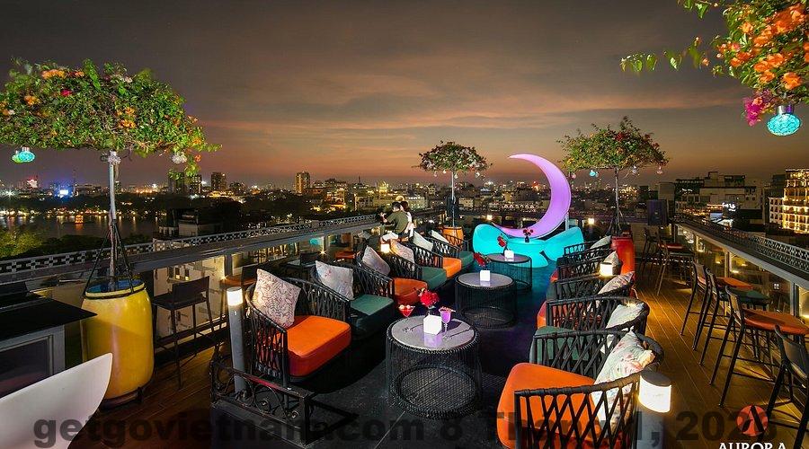 Sky bar và khu spa tại Aurora Premium Hotel & Spa – tiện ích nổi bật trong phân khúc boutique