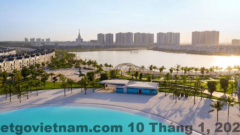 Không gian sinh hoạt chung và cảnh quan nội khu Ocean Park