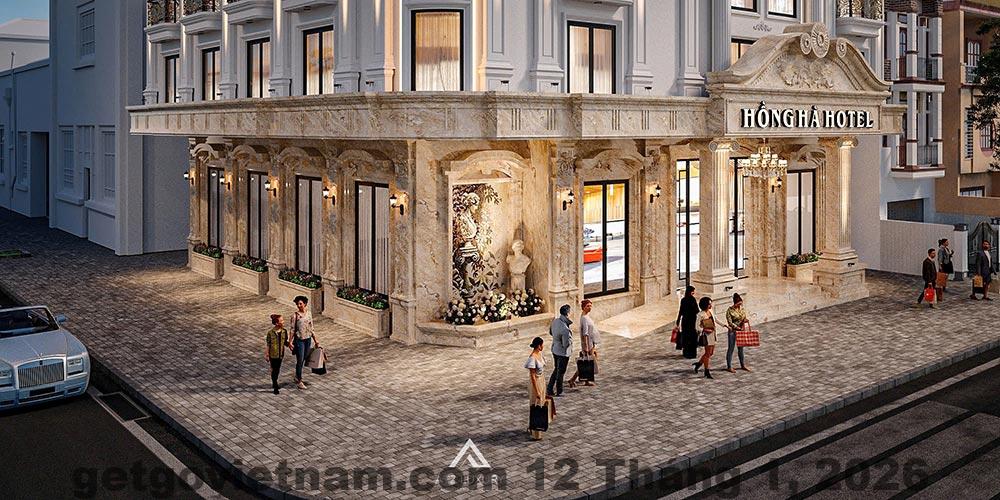 Không gian nội thất khách sạn phân khúc tầm trung tại Móng Cái