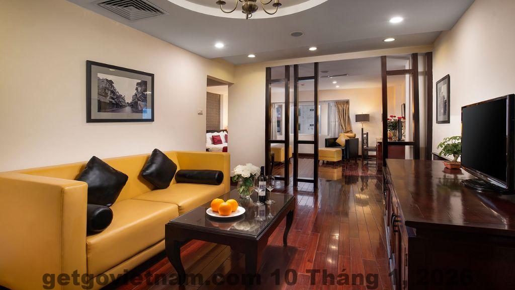 Khu bếp nhỏ trong phòng FnF Housing – không phục vụ ăn sáng