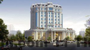 tong quan mat tien khach san hoang nham luxury hotel