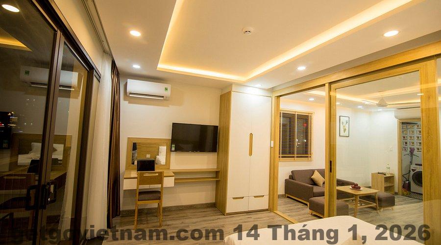 Khu vực xung quanh T & C Apartment & Hotel với đường lớn, thuận tiện di chuyển