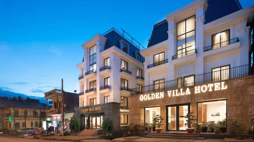 Không gian sảnh Khách Sạn Hàm Rồng Sapa