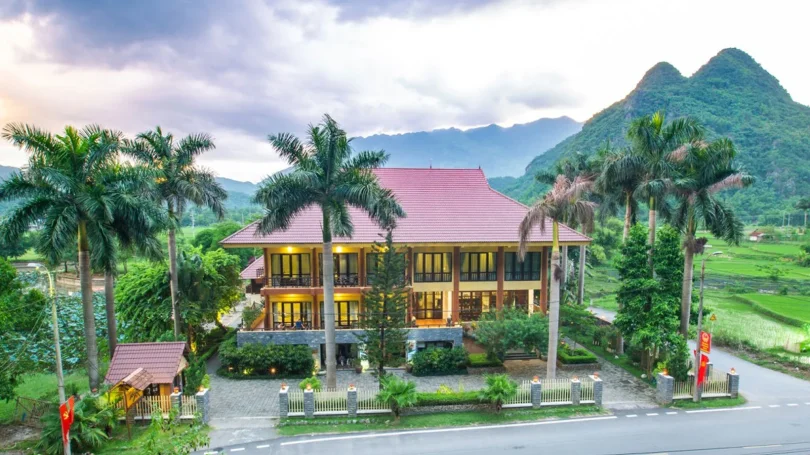 Bữa sáng tại Mai Chau Sunset Boutique Hotel