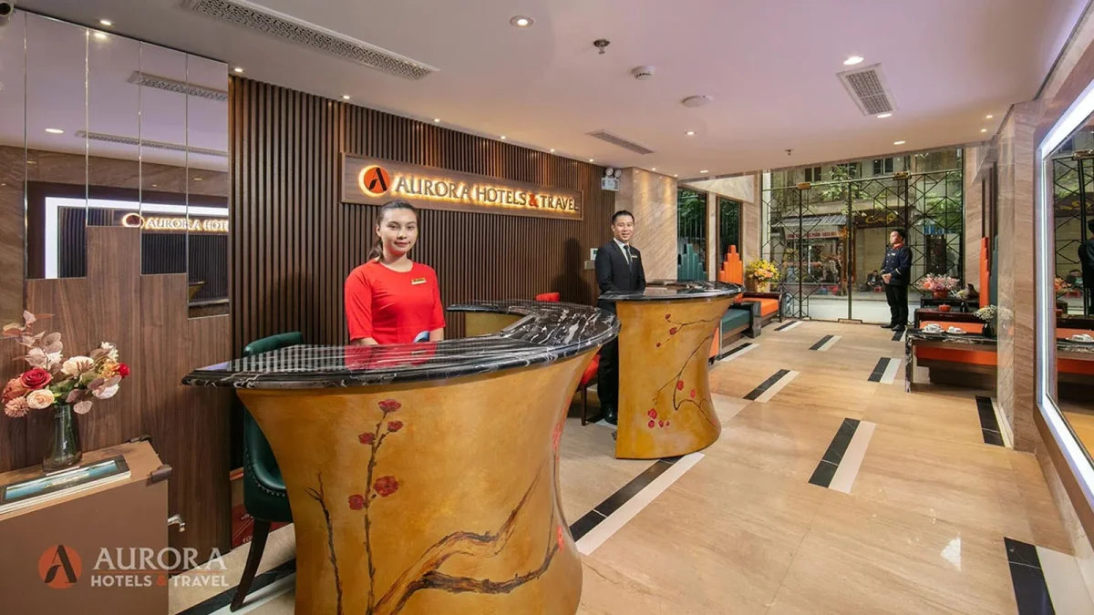 Toàn cảnh Aurora SaPa Hotel nhìn từ trên cao