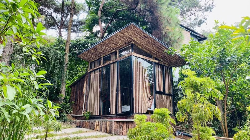 Không gian phòng ngủ bên trong villa The Moonlight Sóc Sơn