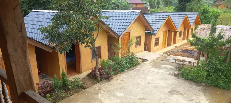 Những căn bungalow xinh xắn, thích hợp cho các cặp đôi hoặc nhóm bạn.