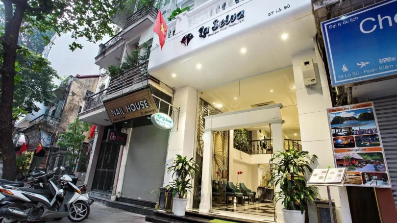 Không gian tiện ích nhỏ gọn tại Hanoi E Central Hotel