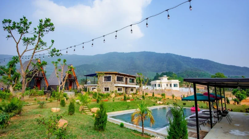 Phòng nghỉ tại Solaria Garden thiết kế mộc mạc, nhiều ánh sáng tự nhiên