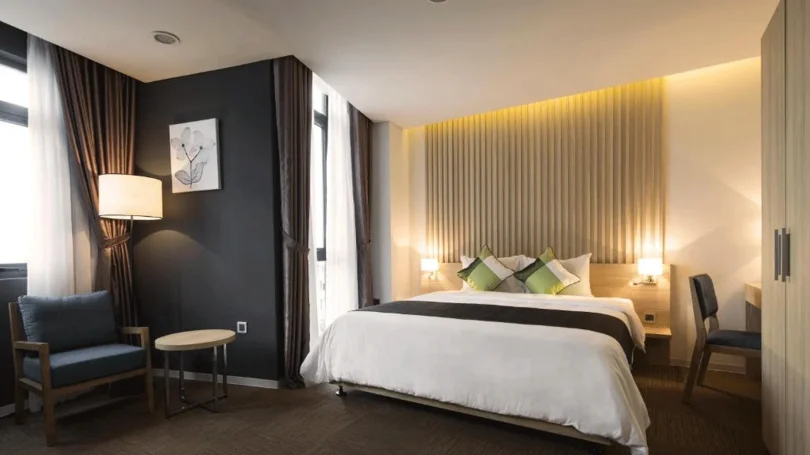Phòng ngủ M Village Hotel Kim Mã