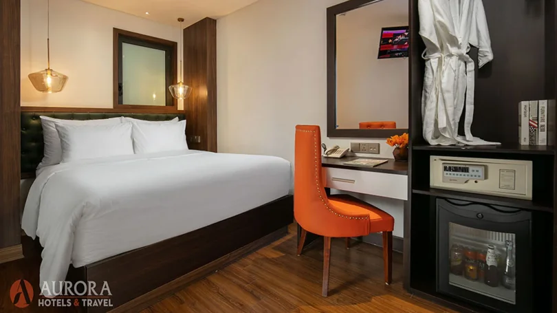 Phòng Deluxe tại AURORA ĐỒNG VĂN Boutique Hotel