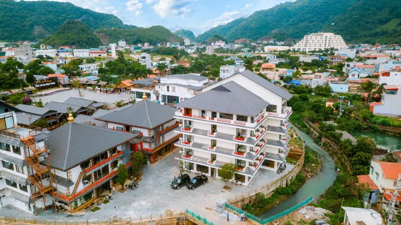 Khu vực lễ tân Khách sạn Hoàng Sơn Sơn La