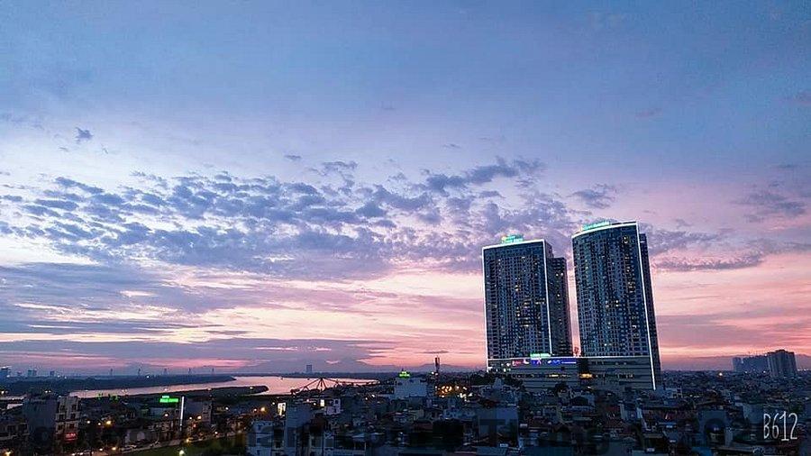 Khu vực bar và view tại Khách sạn New Era Hà Nội