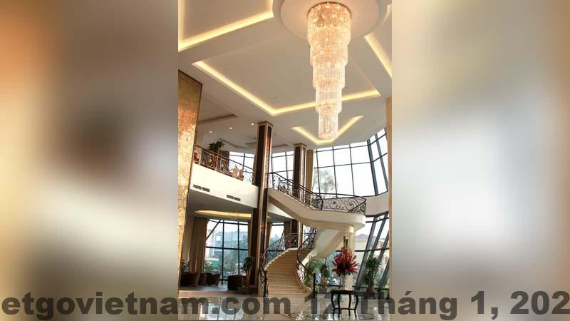 Khu vực buffet sáng tại Mường Thanh Grand Bắc Giang với không gian rộng