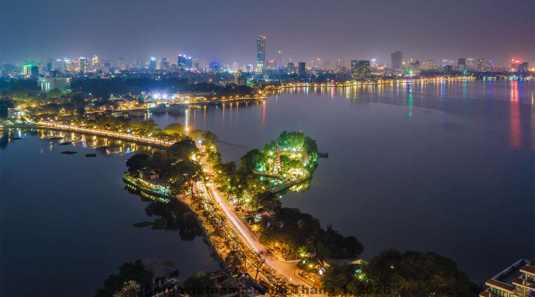 Khung cảnh Hồ Tây Hà Nội gần khách sạn Lexington Westlake