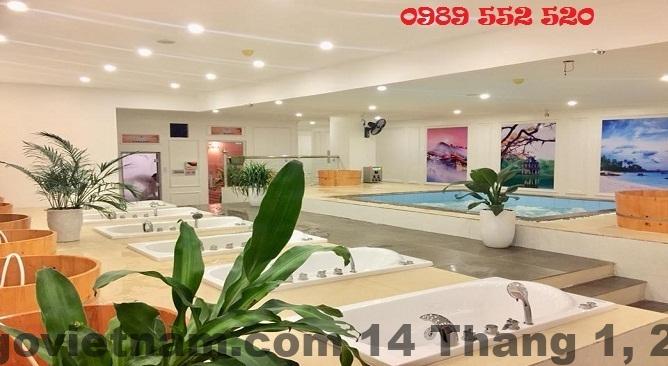 Khu vực xông hơi và spa tại Khách sạn Habana Thái Nguyên