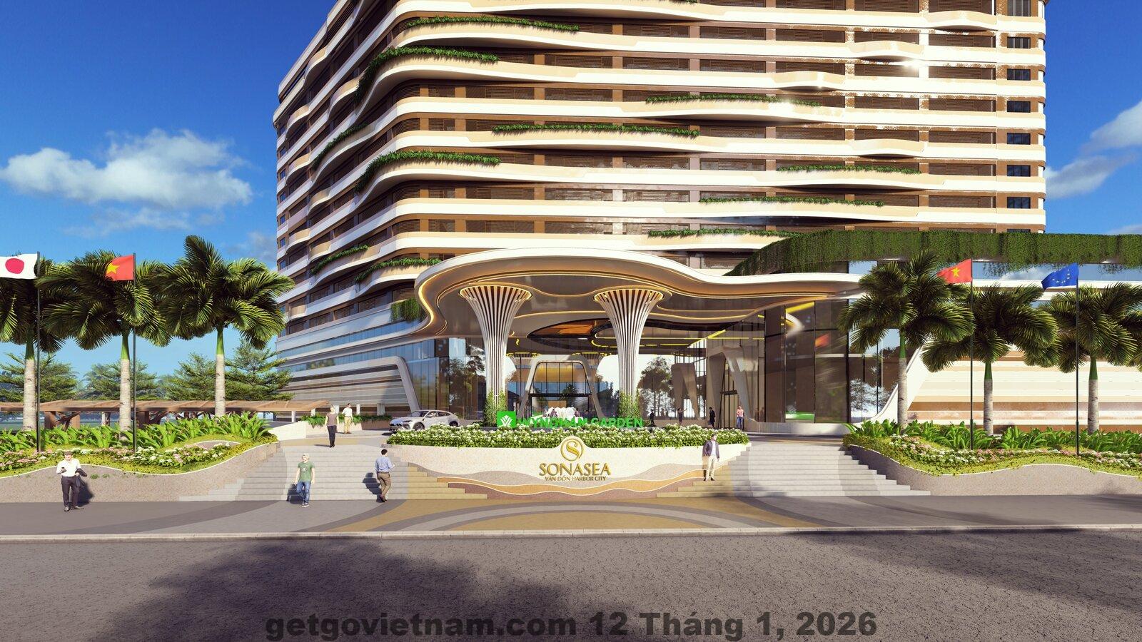 Nhân viên khách sạn AMAZING SONASEA VÂN ĐỒN HOTEL thân thiện và chuyên nghiệp